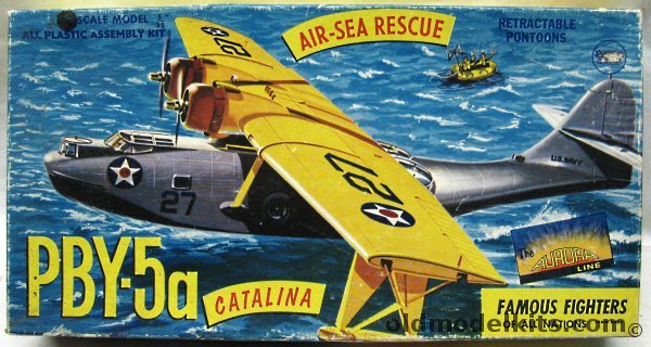 Aurora 1/74 Consolidated PBY-5A Catalina, 374-198 plastic model kit